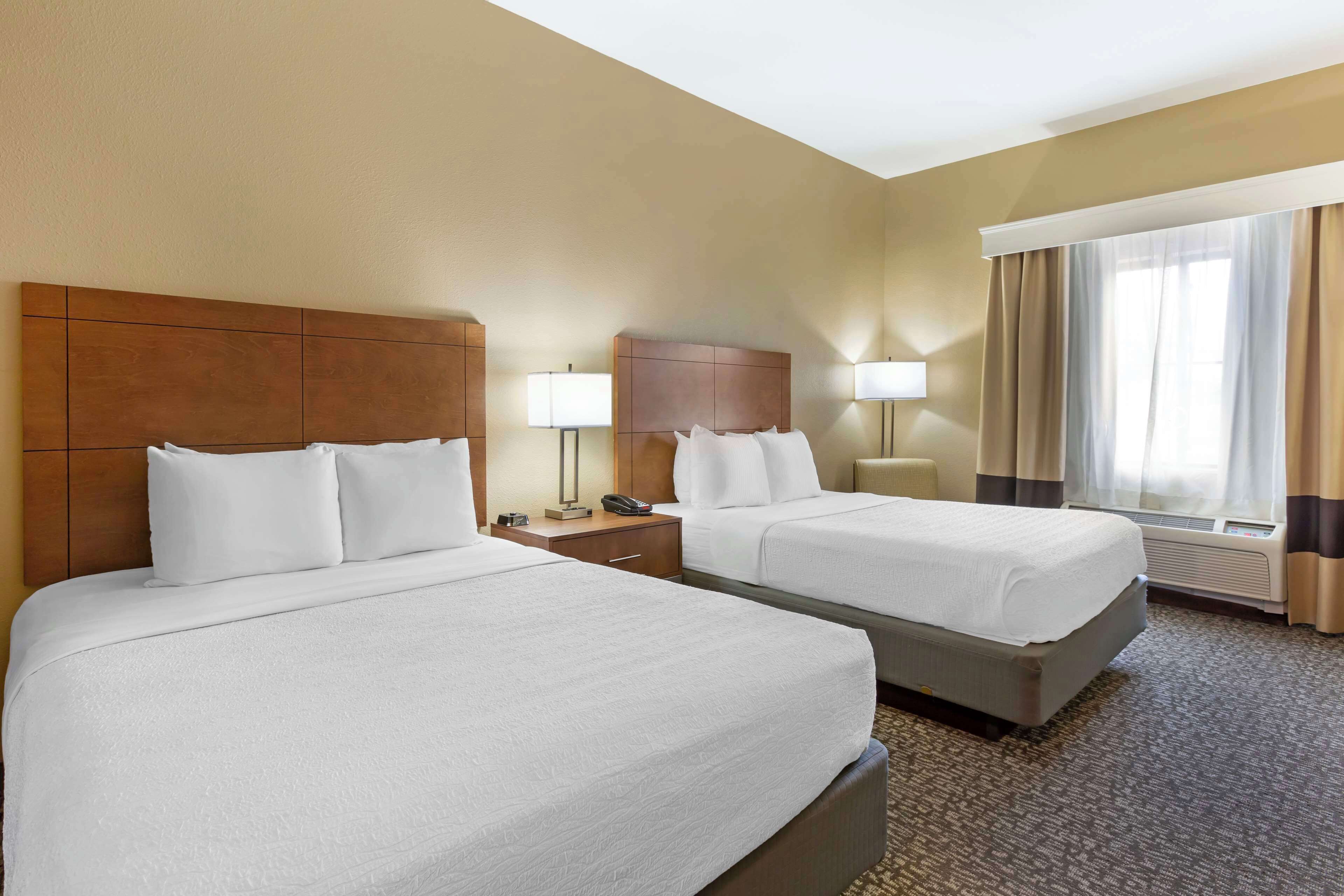 standard room, 2 queen beds, accessible, refrigerator & microwave | premium bedding, pillow-top beds, desk, laptop workspace