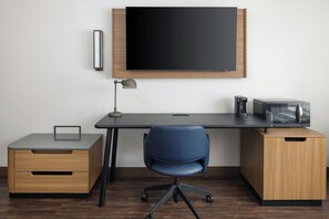 Premium bedding, pillow-top beds, desk, iron/ironing board