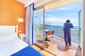 Habitación, vistas al mar (Suite sea view) | Decoración individual, mobiliario individual, cortinas opacas