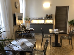 Daily buffet breakfast (EUR 12 per person)