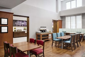 Free daily buffet breakfast