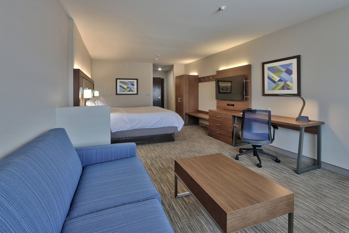 Suite, 1 kingsize bed met slaapbank | Pillowtop-bedden, een bureau, een laptopwerkplek