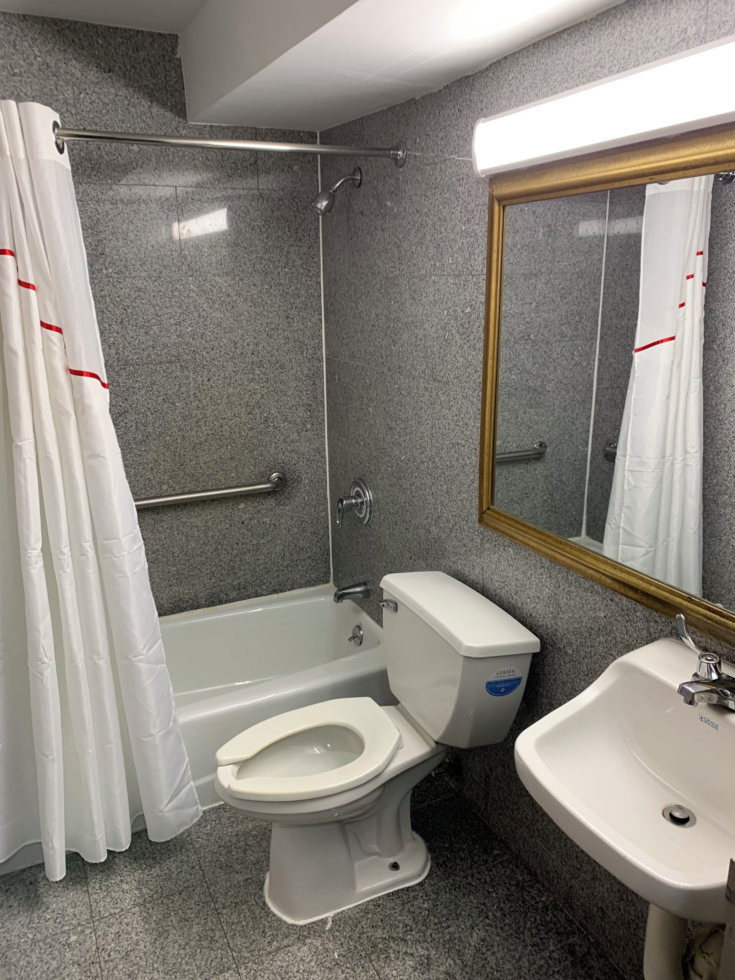 Deluxe Room, 1 King Bed, Accessible, Non Smoking | Bathroom | Combined shower/bathtub, free toiletries, hair dryer, towels