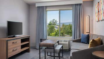 TV LCD, pemutar DVD, dan film berbayar