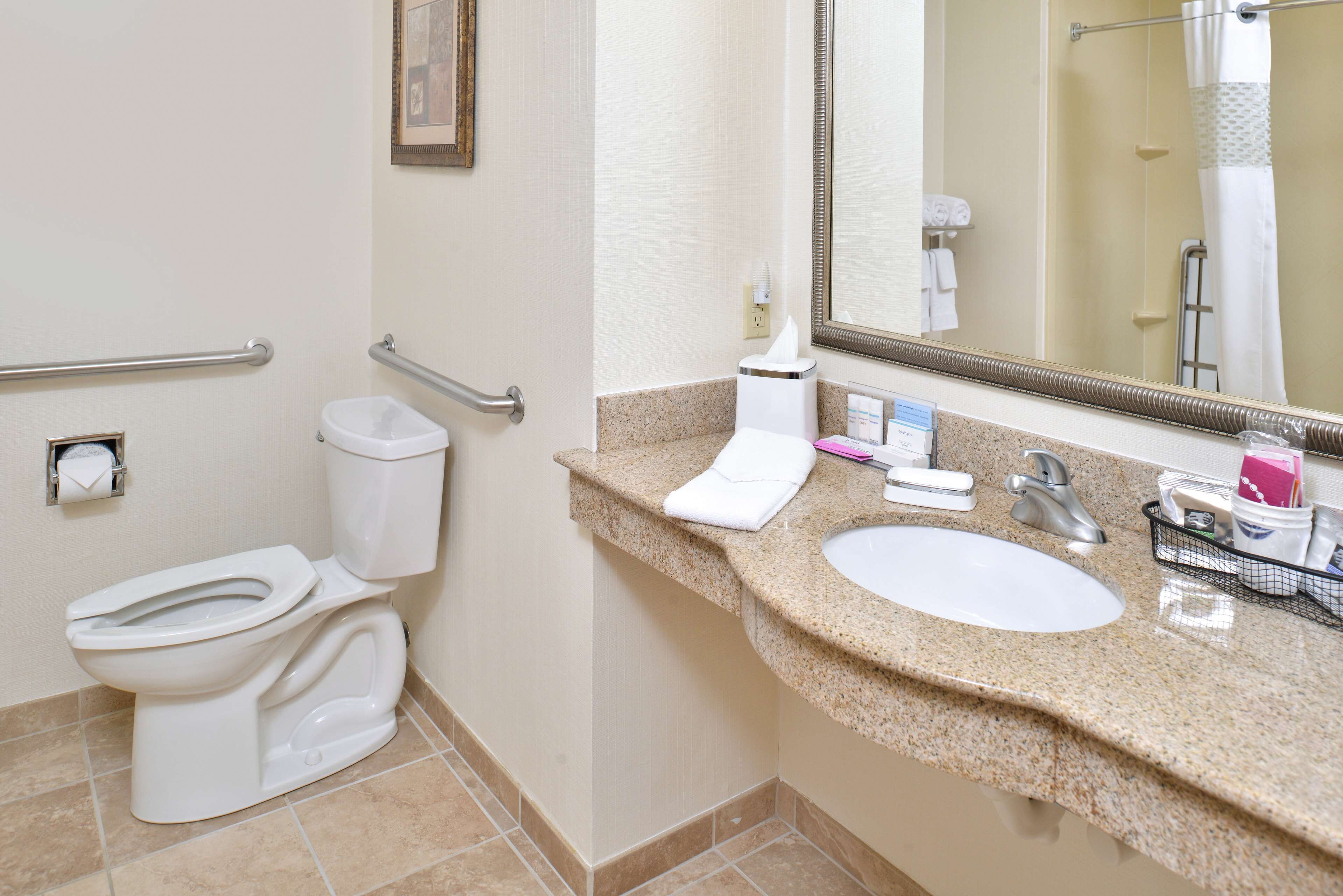 hair dryer, bathrobes, towels