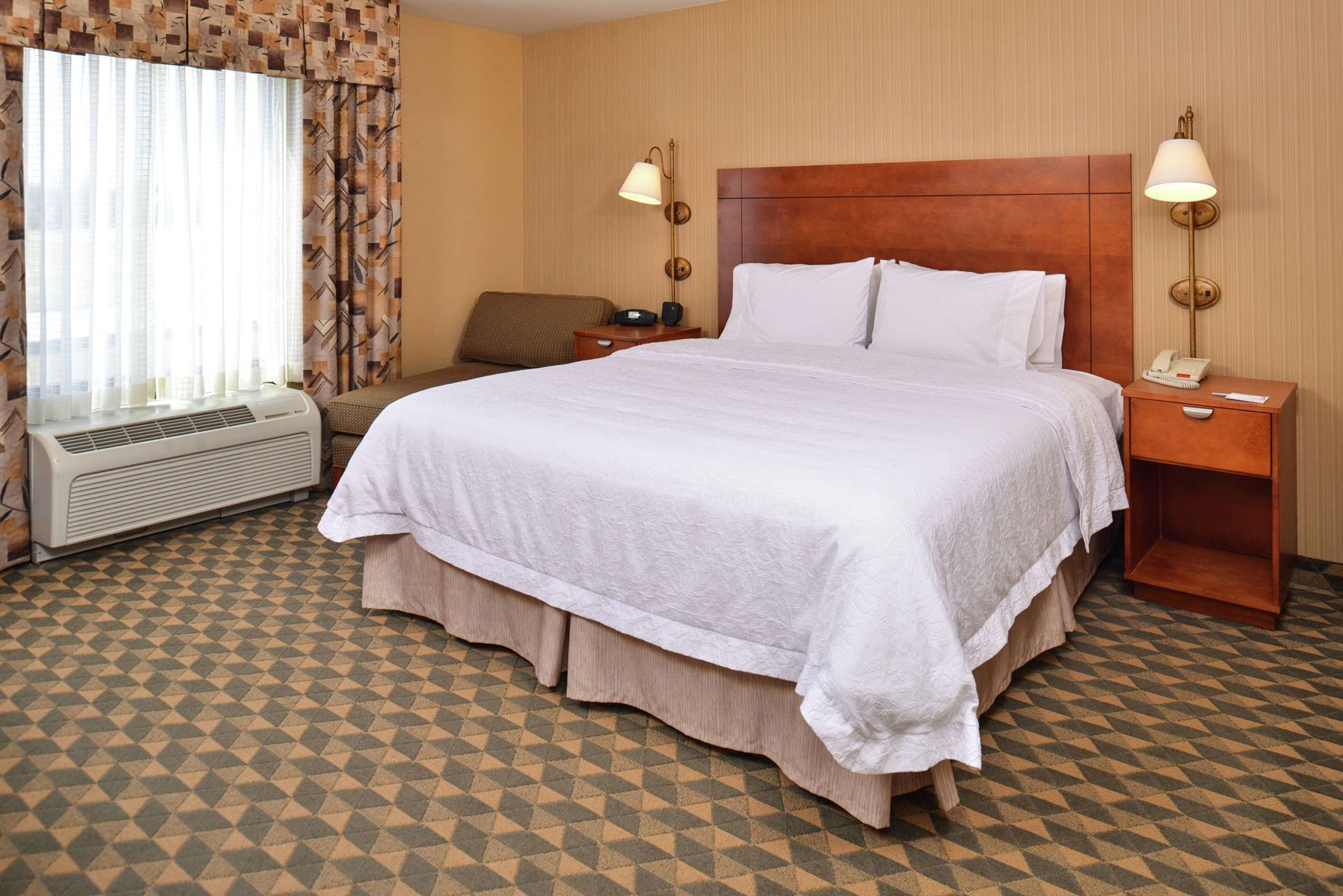 Blackout curtains, iron/ironing board, rollaway beds, free WiFi