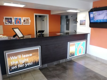 Lobby. Motel 6 Goodland, KS