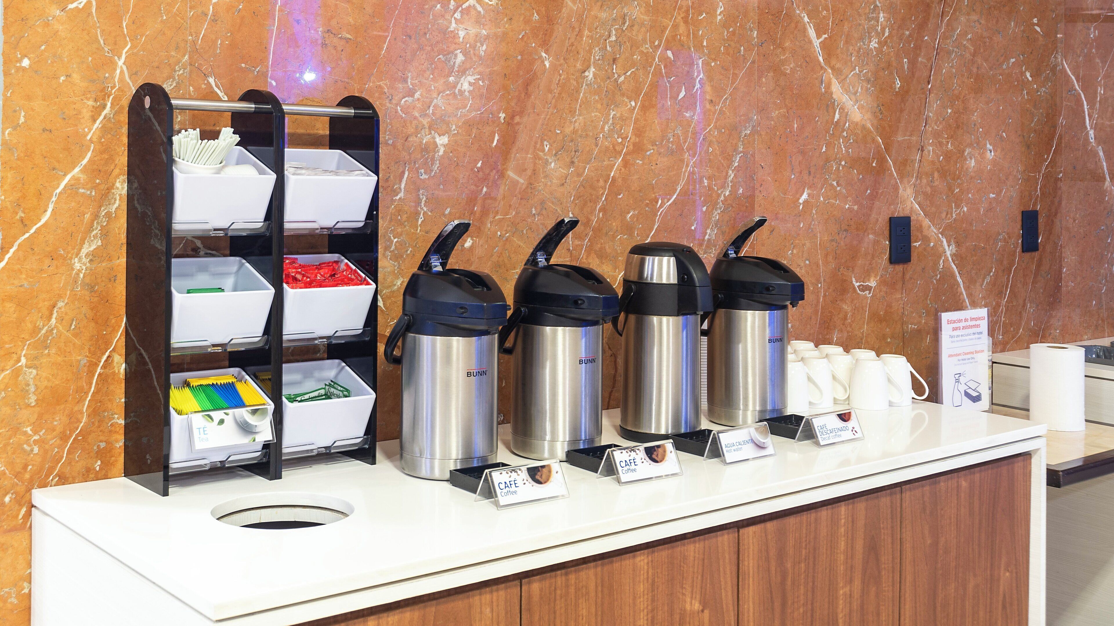 free daily self-service breakfast