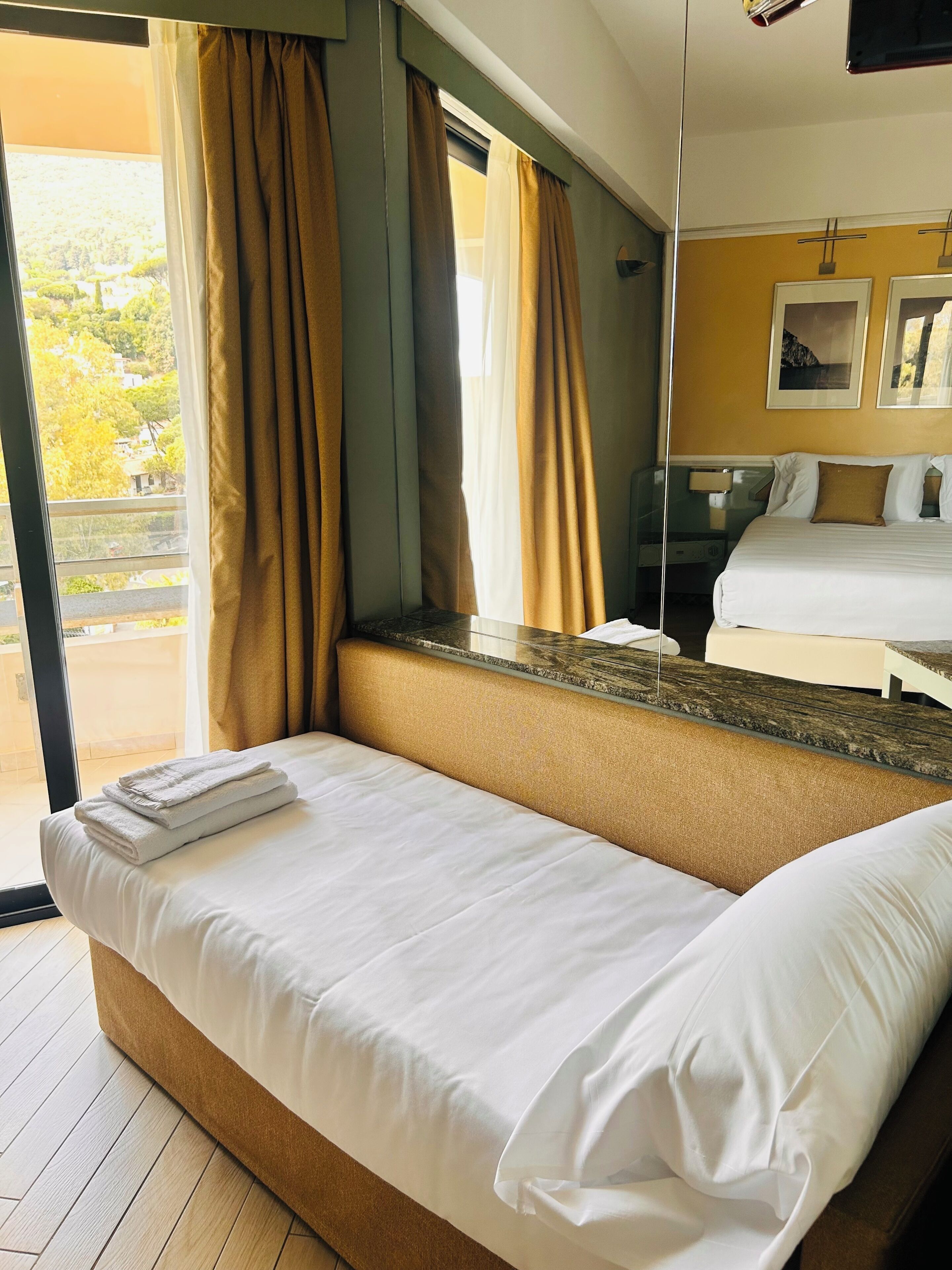 Premium bedding, minibar, in-room safe, desk