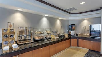 Free daily on-the-go breakfast