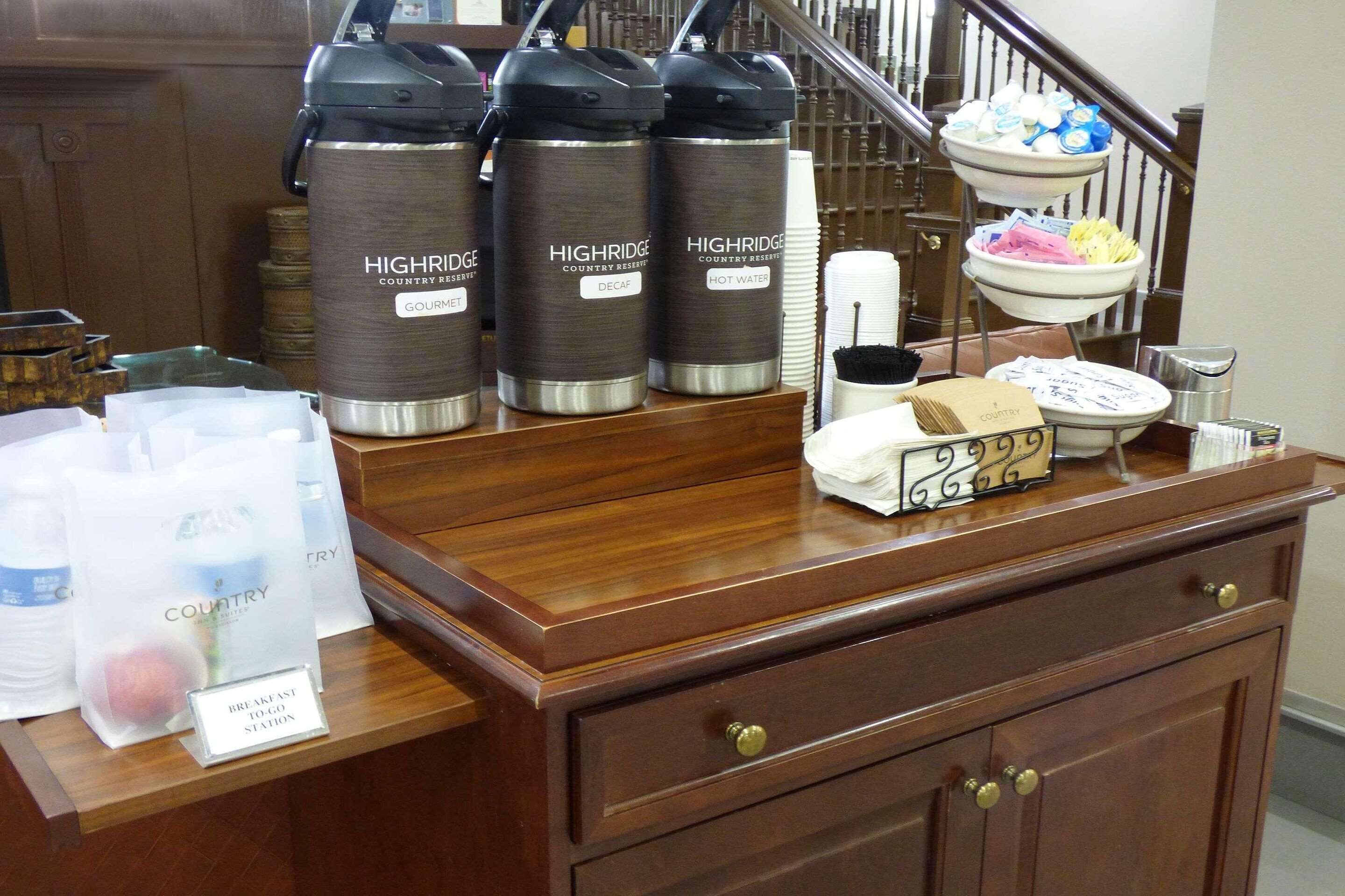 free daily on-the-go breakfast