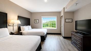 Suite, 1 Bedroom, Non Smoking | Down comforters, desk, laptop workspace, blackout drapes