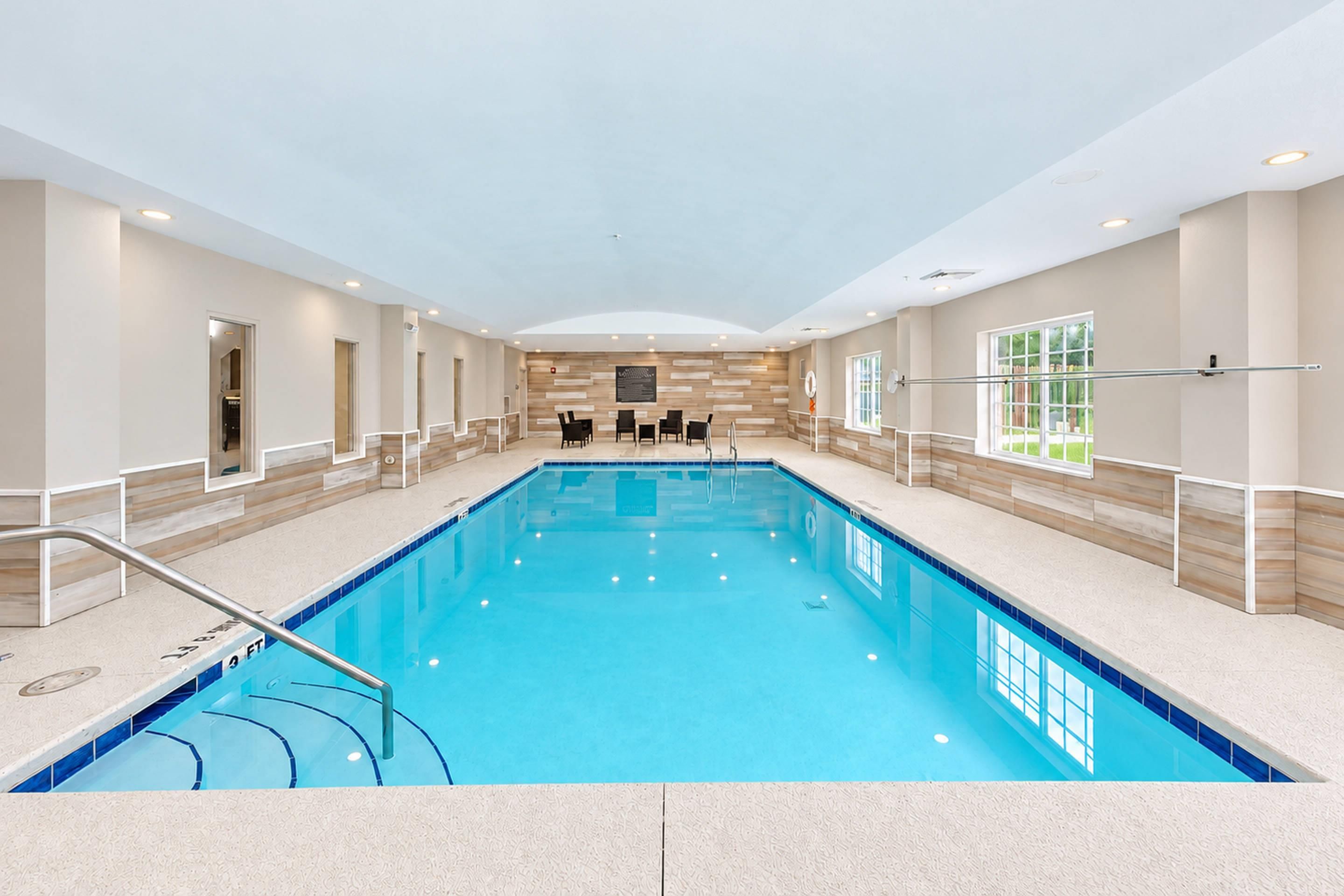 Una piscina techada