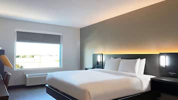 Een strijkplank/strijkijzer, gratis wifi, beddengoed