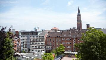 Blick von der Unterkunft