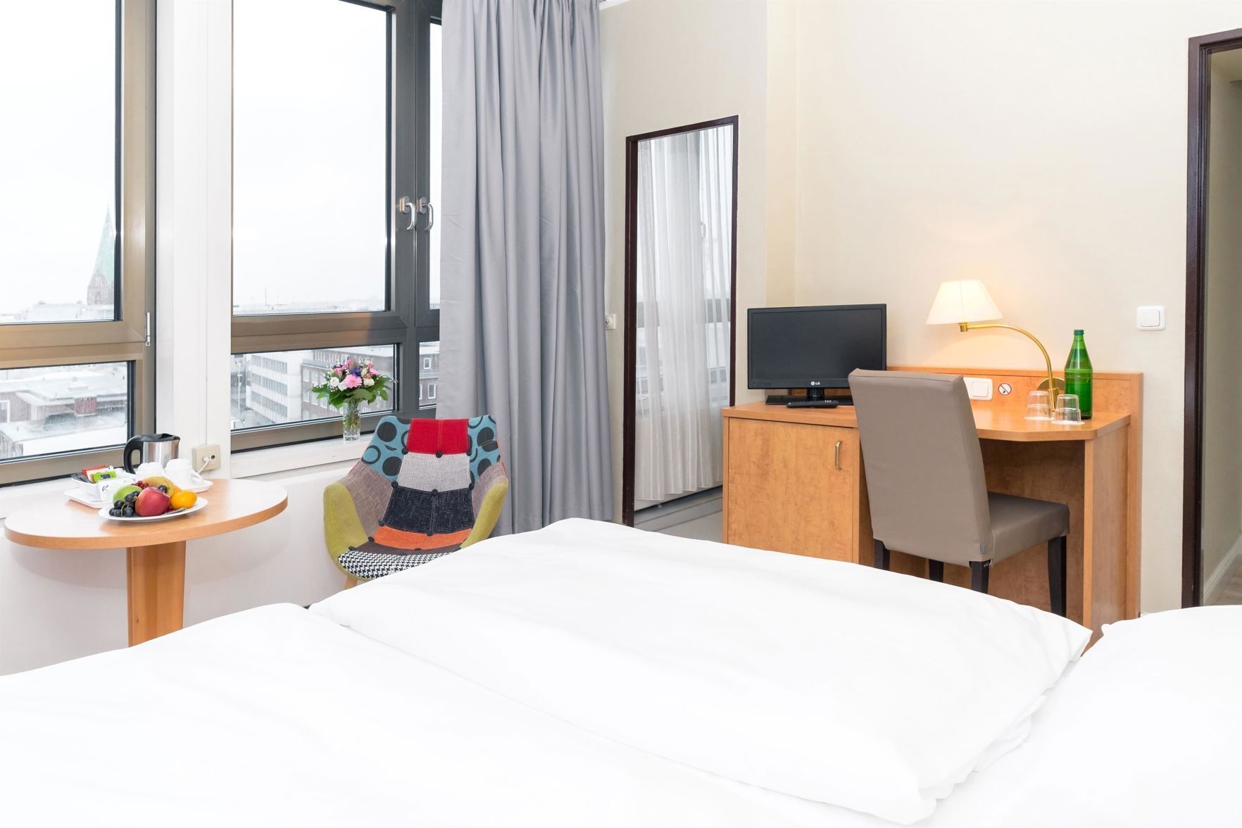 Allergiatestatut vuodevaatteet, työpöytä, ilmainen Wi-Fi, vuodevaatteet