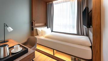 Standardzimmer, 1 Einzelbett | Allergikerbettwaren, Schreibtisch, kostenloses WLAN, Bettwäsche