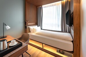 Rom – standard, 1 enkeltseng | Allergitestet sengetøy, skrivebord, wi-fi (inkludert) og sengetøy