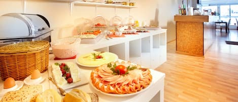 Daily buffet breakfast (EUR 10 per person)