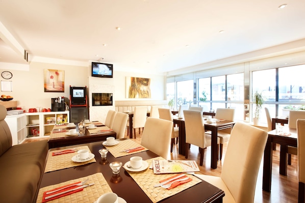 Daily buffet breakfast (EUR 10 per person)