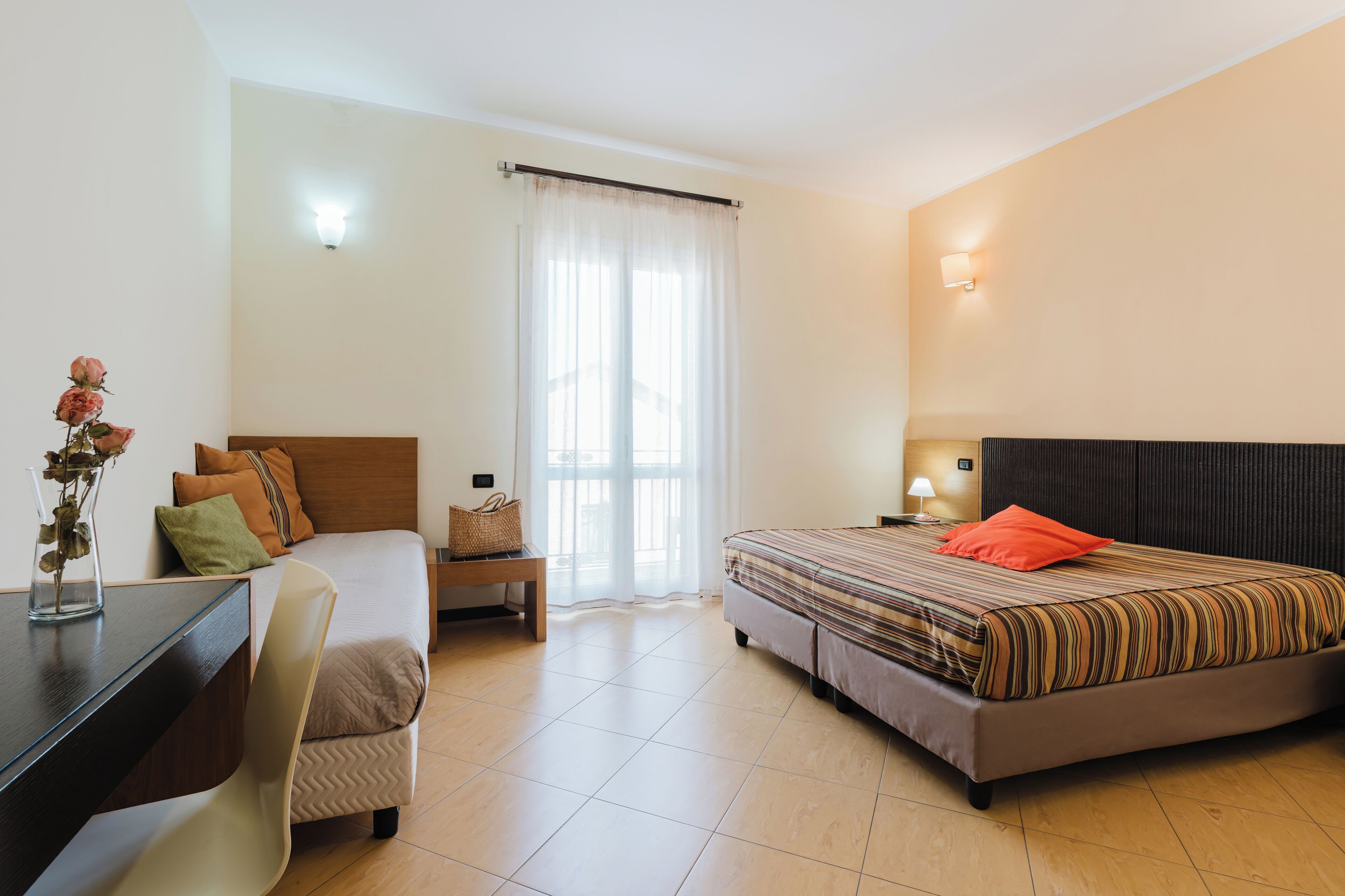 Triple Room | Hypo-allergenic bedding, minibar, in-room safe, desk