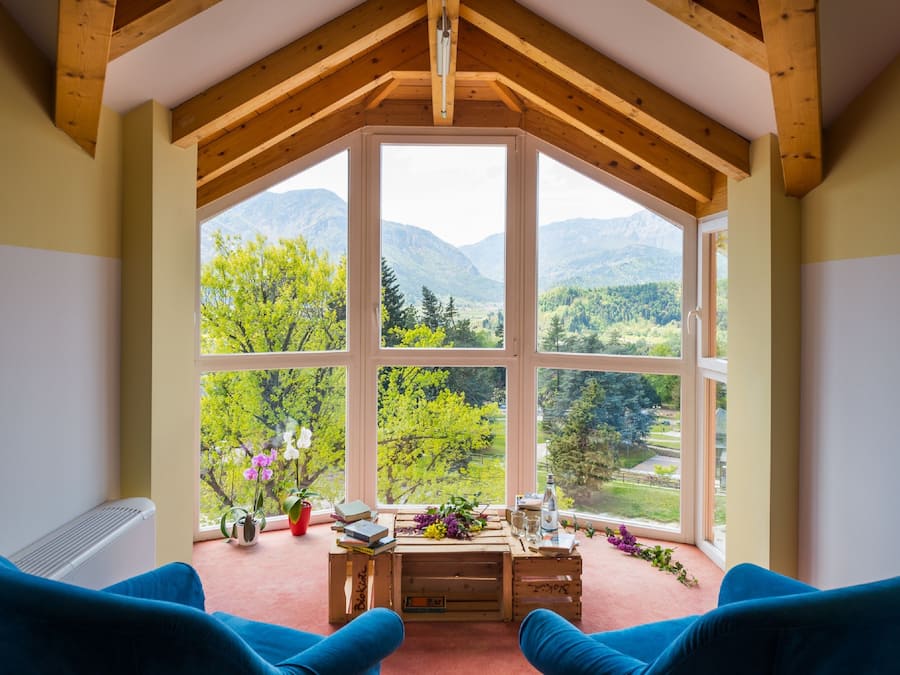 Vue depuis l’hébergement