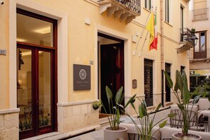 Voorkant van accommodatie