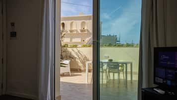 Suite panorámica, Terraza, vista a la ciudad | Terraza o patio