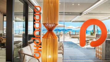 Mediterranean cuisine, beach views