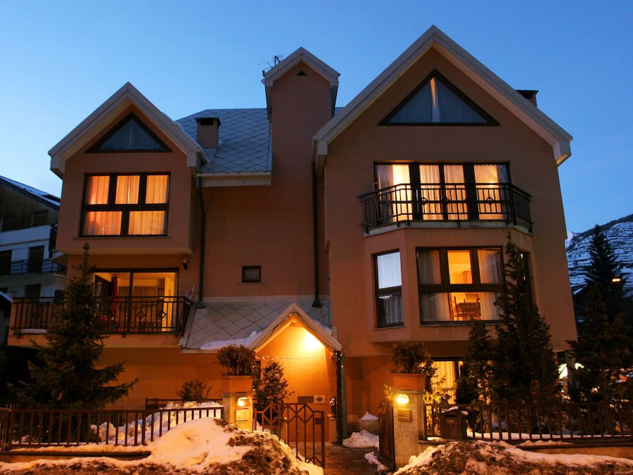 Front of property – evening/night