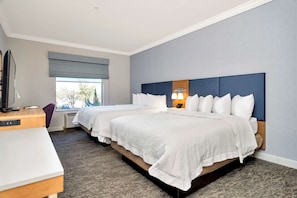 Two queen beds non smoking | 1 bedroom, premium bedding, in-room safe, desk