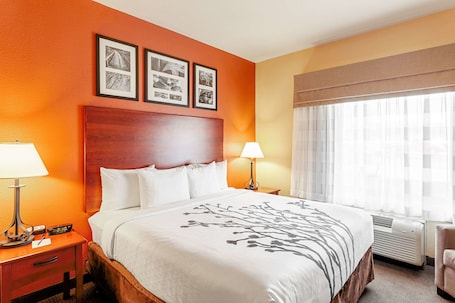 Premium bedding, pillowtop beds, desk, iron/ironing board