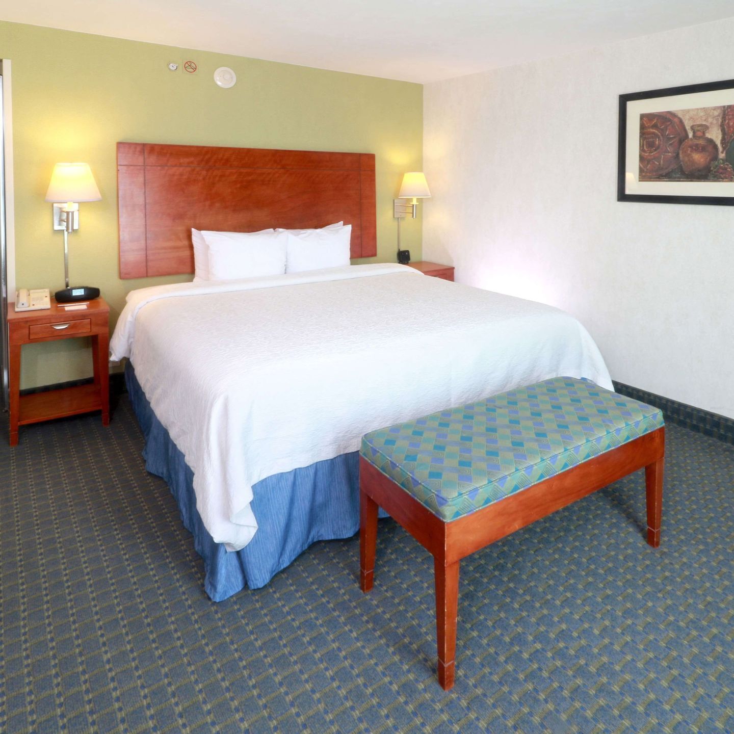 In-room safe, desk, laptop workspace, iron/ironing board