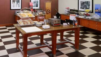 Free buffet breakfast