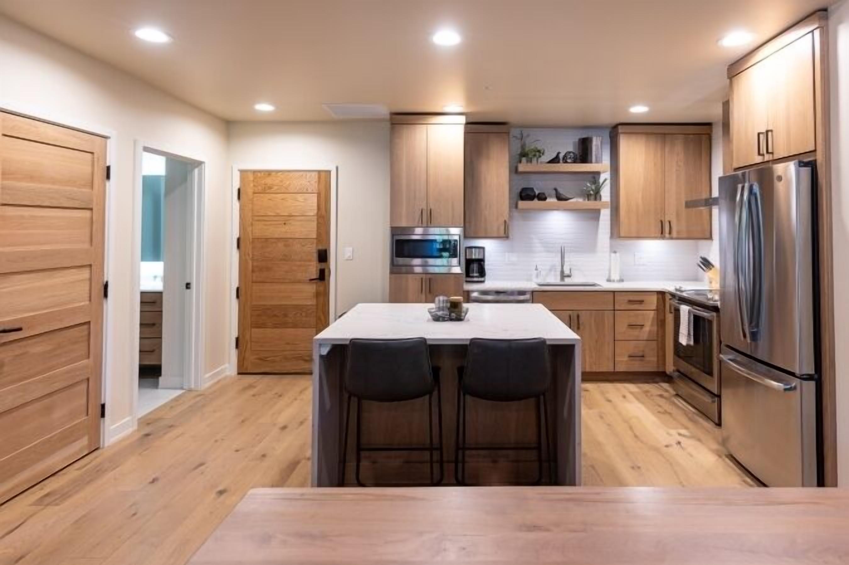 apartment, multiple beds (two-bedroom apartment) | private kitchen | fridge, coffee/tea maker, ice maker