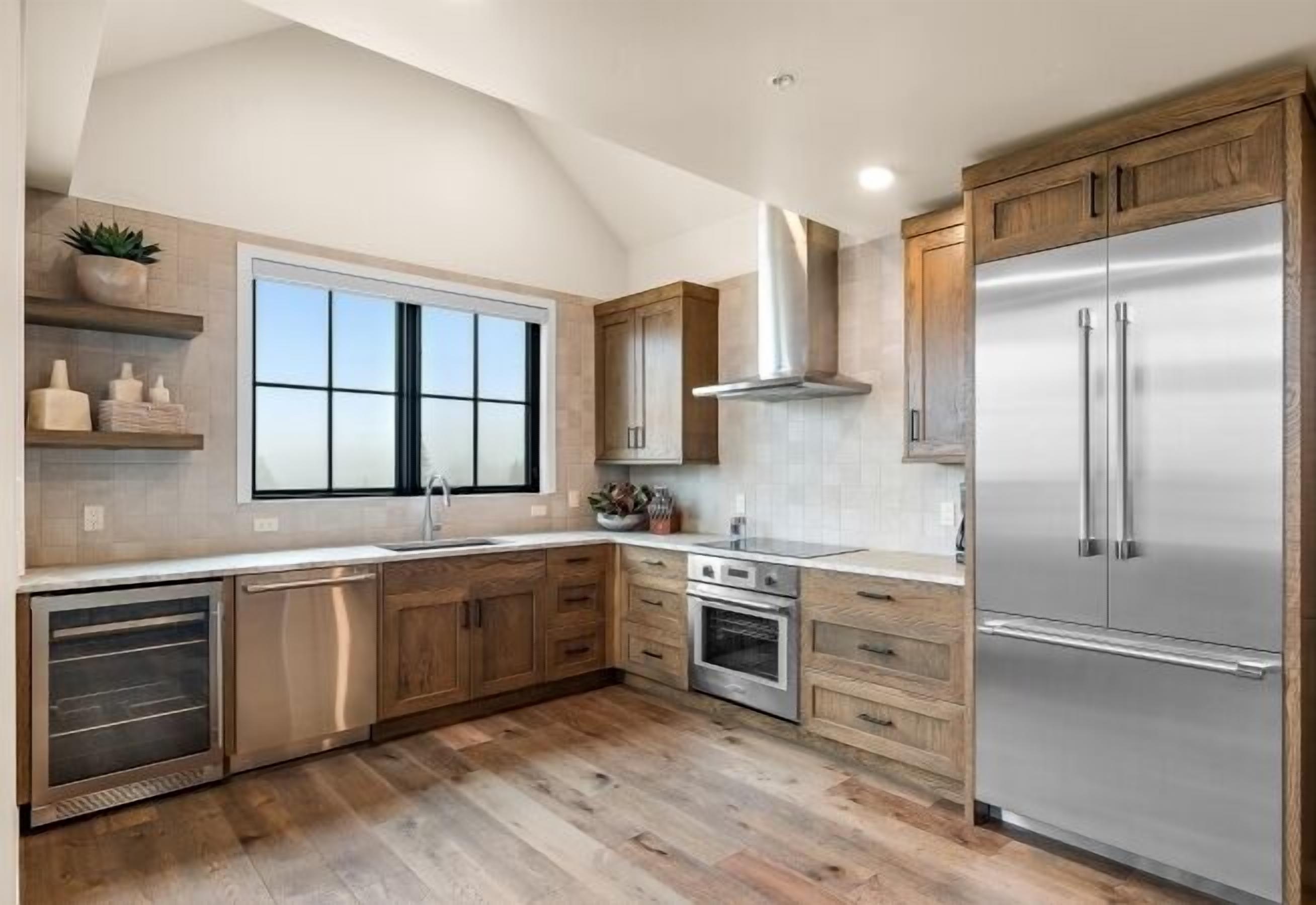 condo, multiple beds (three-bedroom apartment - high floor) | private kitchen | fridge, coffee/tea maker, ice maker