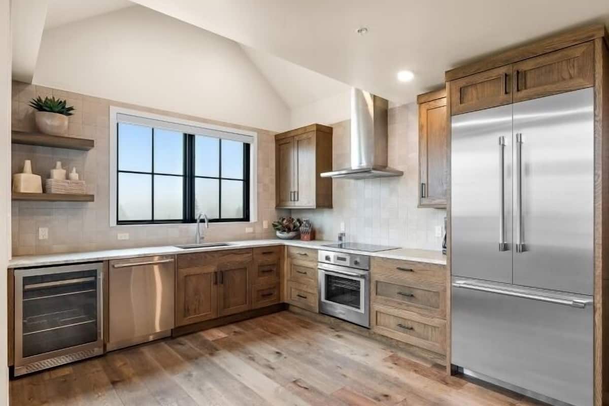 condo, multiple beds (three-bedroom apartment - high floor) | private kitchen | fridge, coffee/tea maker, ice maker