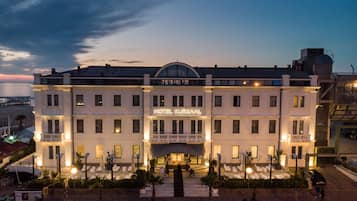 Front of property – evening/night