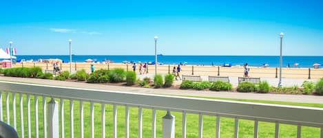 Classic Room, 2 Double Beds, Balcony, Ocean View | In-room safe, desk, laptop workspace, blackout drapes