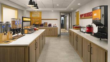 Free daily buffet breakfast