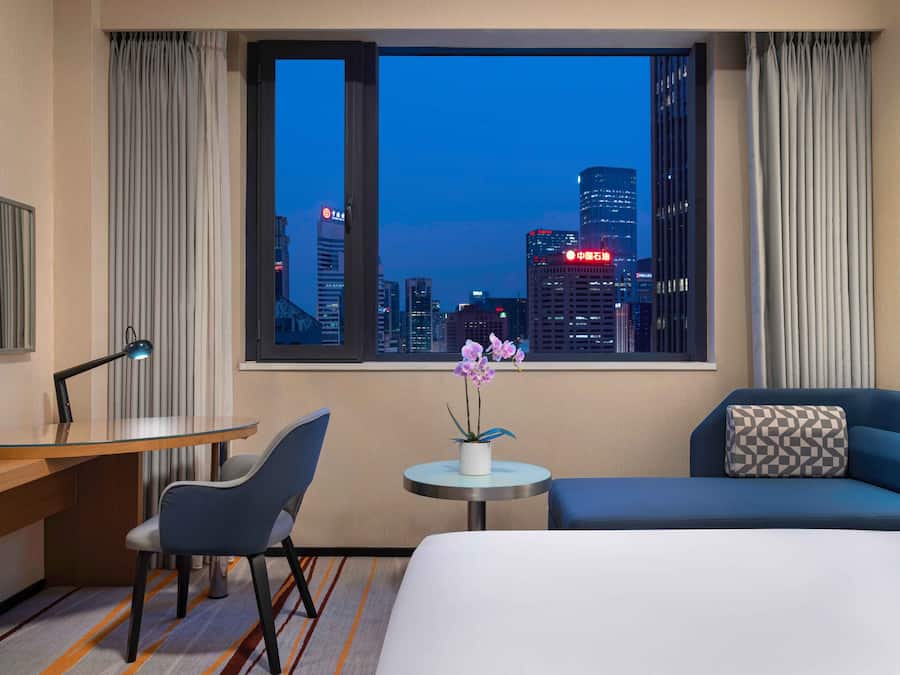 Down comforters, in-room safe, desk, laptop workspace