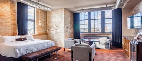 Premium-Zimmer, 1 King-Bett, Eckzimmer | Blick auf die Stadt