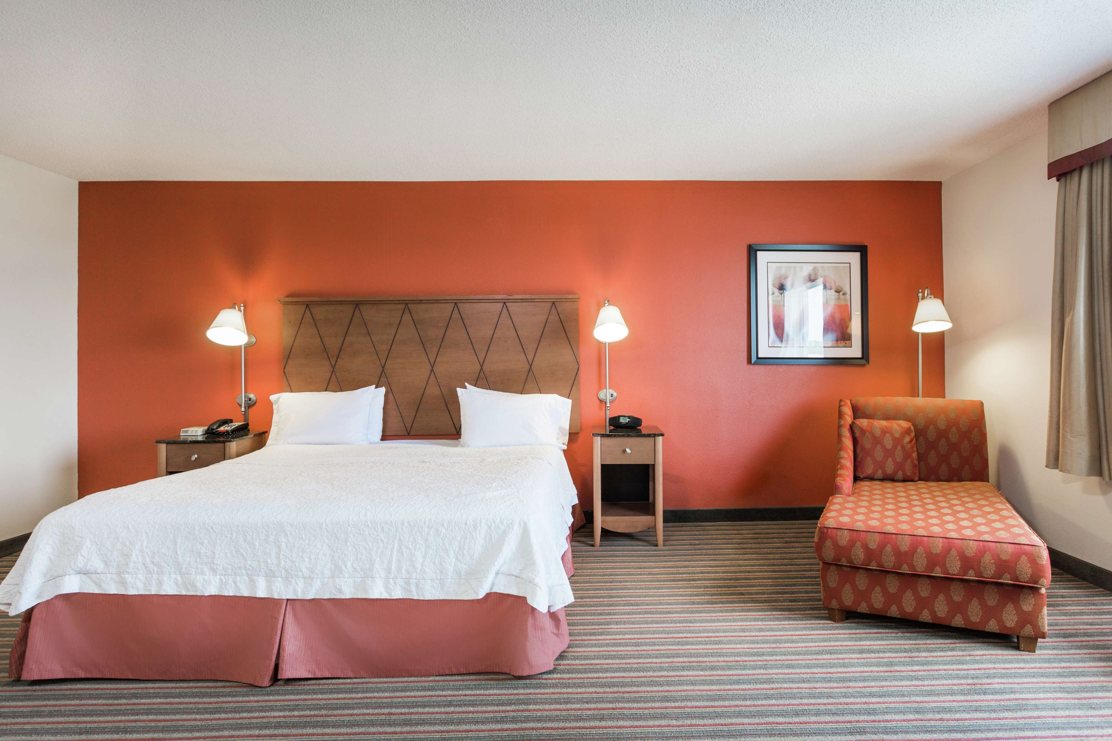 one king bed, non-smoking, accessible | living area | flat-screen tv