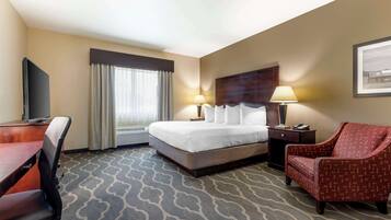 Surmatelas, coffres-forts dans les chambres, bureau