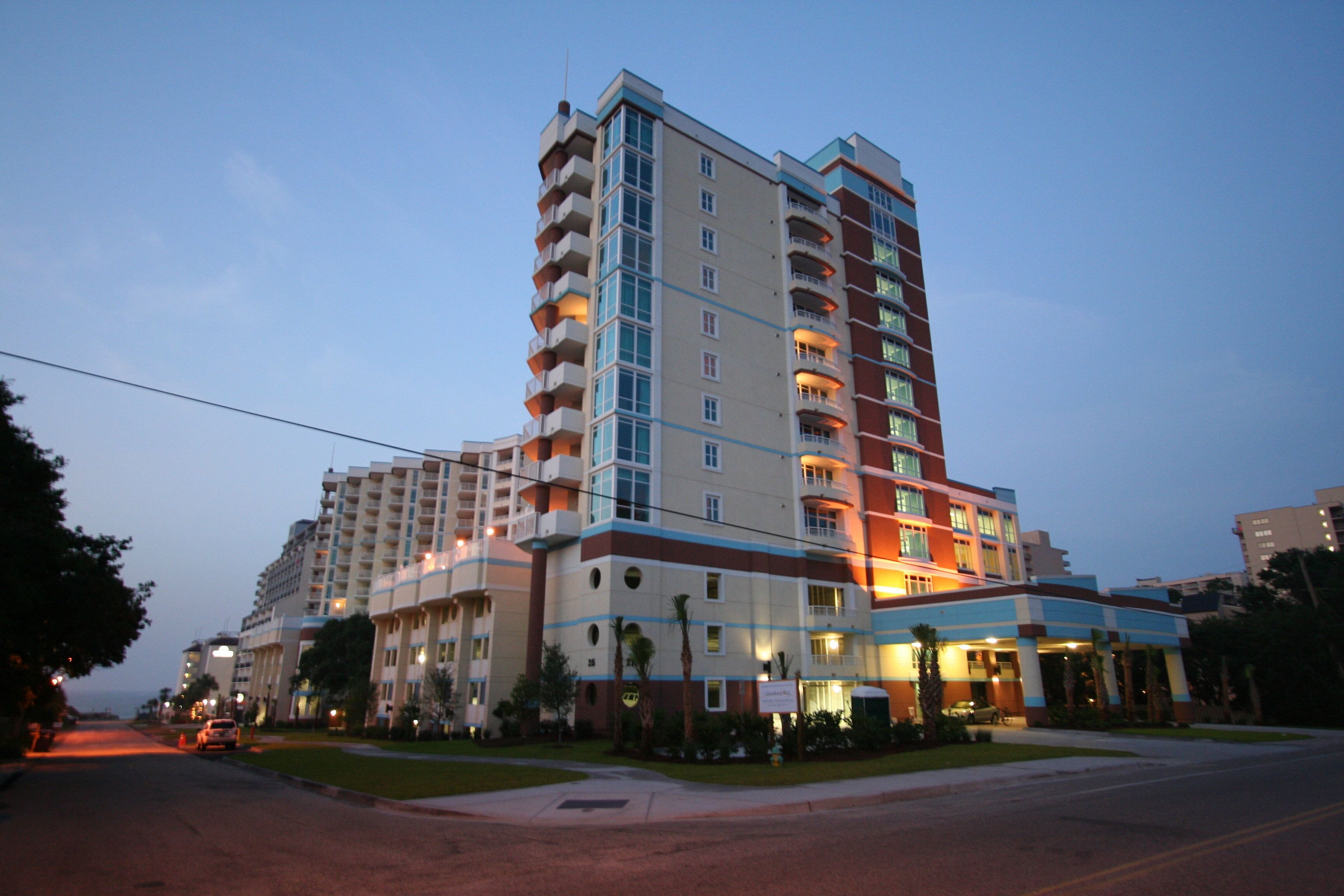 Front of property – evening/night