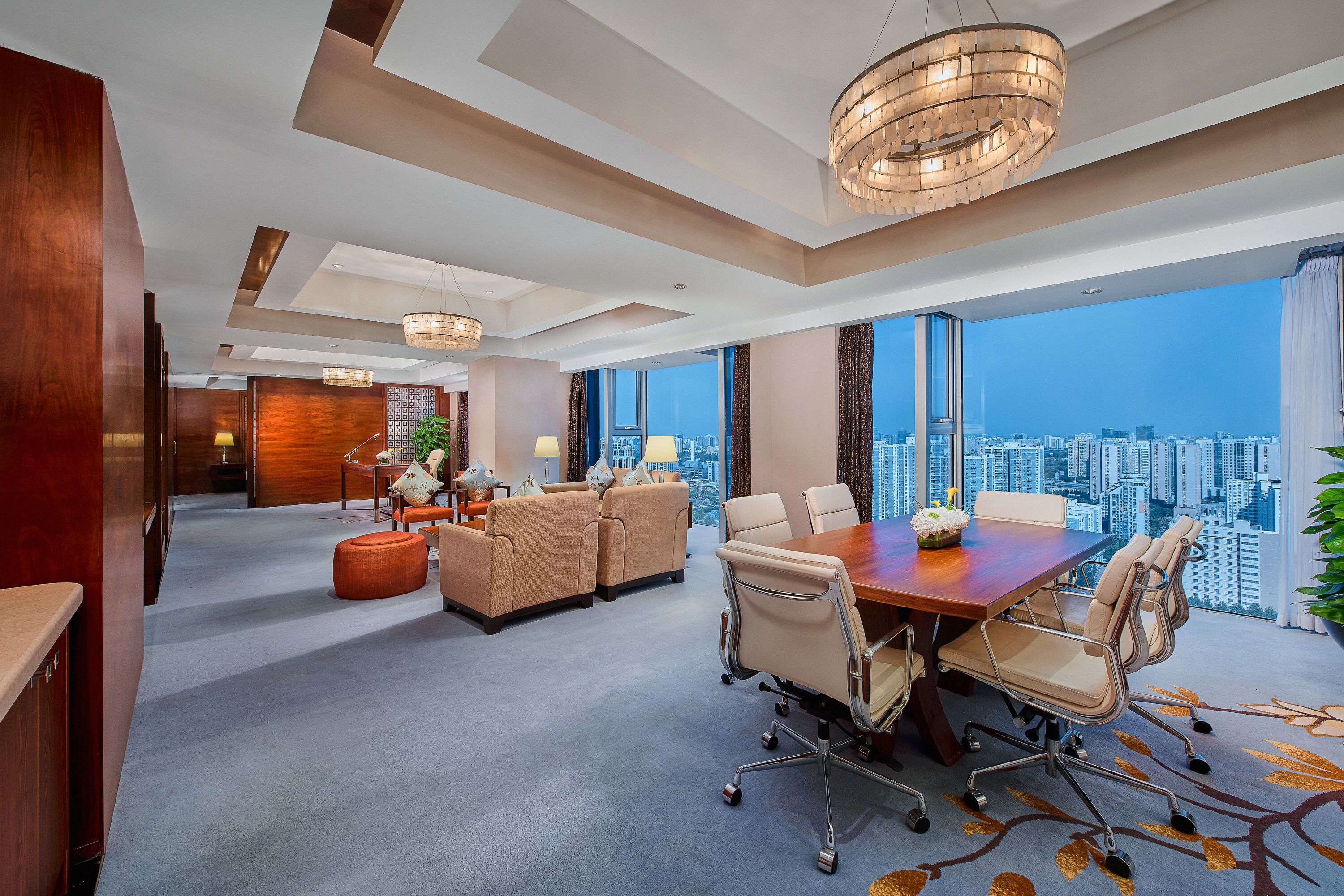 suite, 1 bedroom, jetted tub (living) | premium bedding, down duvets, minibar, in-room safe