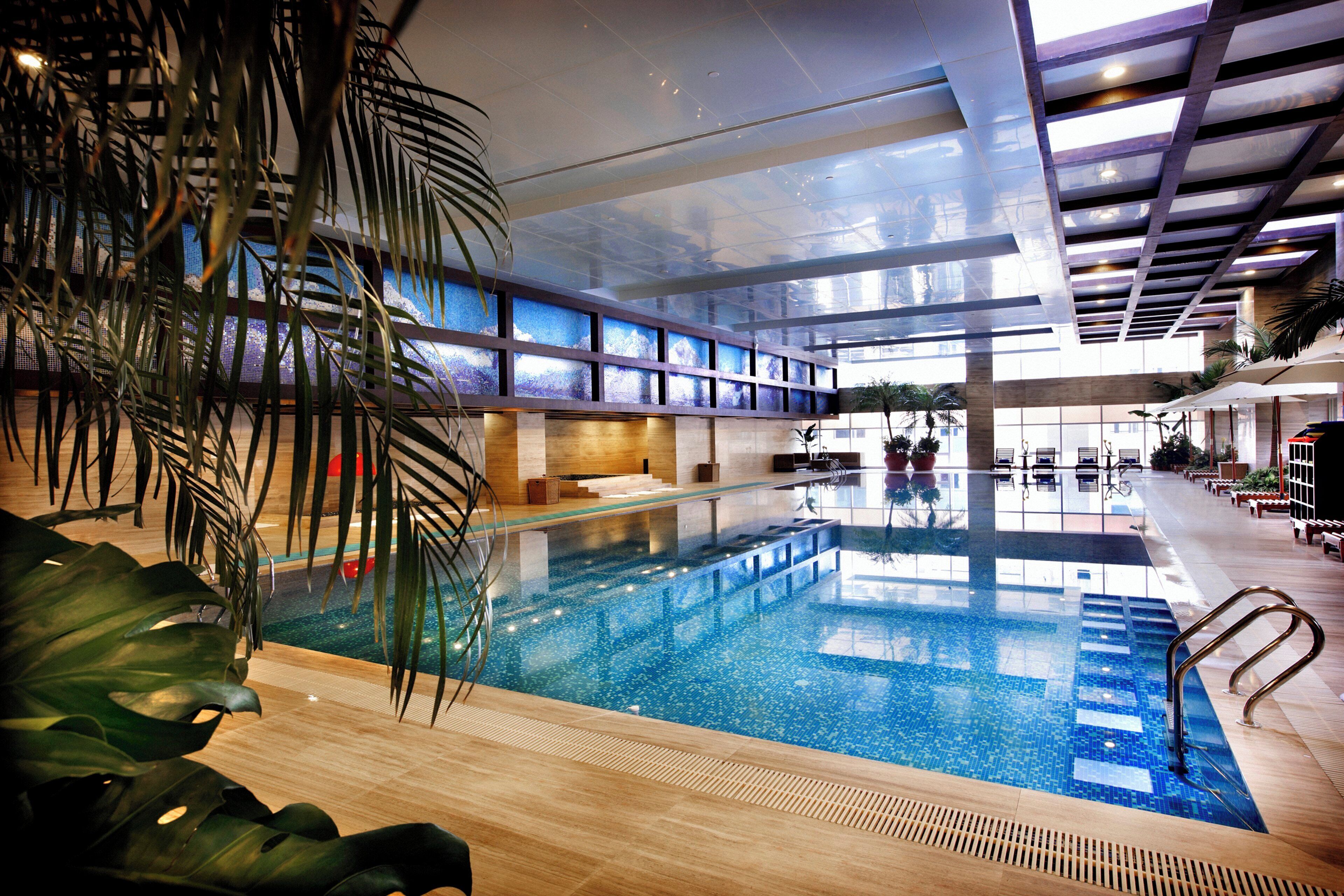 Indoor pool, open 5:30 AM to 11:00 PM, sun loungers