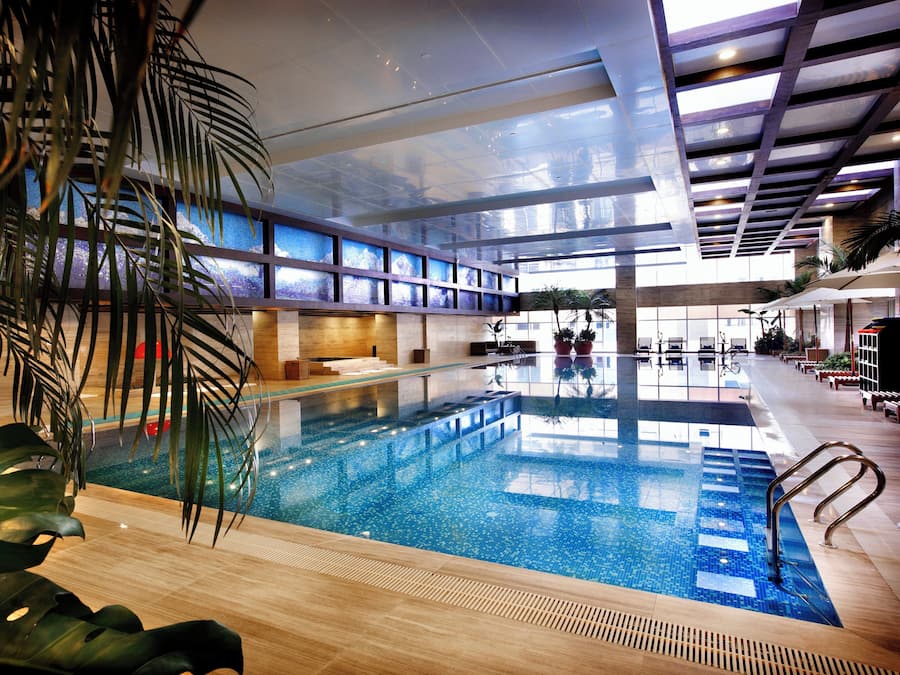 Indoor pool, open 5:30 AM to 11:00 PM, sun loungers