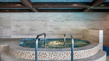Indoor pool, open 5:30 AM to 11:00 PM, pool loungers
