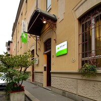 Fassade der Unterkunft